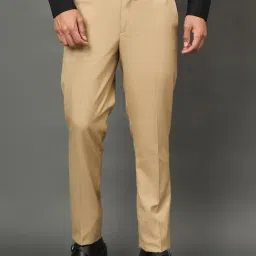 Club York Beige Regular Fit Trousers-image-10