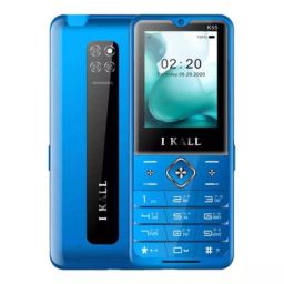 I Kall K55 2.4 Inch 2000 mAh 2G GSM Blue Feature Phone-16