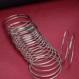 Zeneme Silver Plated Oxidised Minimal Bangles for Women Set of 24-4