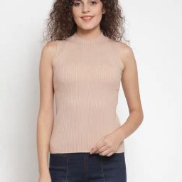 Global Republic Beige Solid Top-picture-44