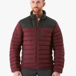 Forclaz by Decathlon Maroon Slim Fit Quilted Sports Hoodie-picture-11