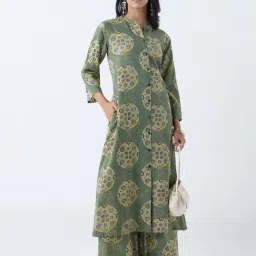 Utsa by Westside Sage Printed A-Line Kurta-picture-35