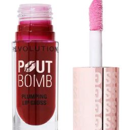 Makeup Revolution Pout Bomb Plumping Lip Gloss Jelly Berry Mauve - 4.6 ml-28