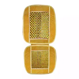 Auto Pearl Beige & Brown Velvet Car Cushion for Tata Indica, BBB268-picture-37