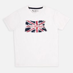 Pepe Jeans Boys Graphic Printed Round Neck Pure Cotton T-shirt-image-76