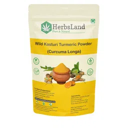 HerbsLand Glowing & Radiant Kasturi Wild Turmeric Powder- 100 g-image-63