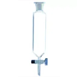 ABGIL Cylindrical Dropping Funnel with with Glass Stopcock Interchangeable Stopper & Graduation 250 ml Transparent Borosilicate Glass, FDC-T-401-04-image-57