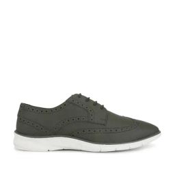 Yoho Men's Olive Brogue Shoes-94