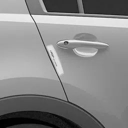 Auto Pearl Plastic Car Door Guard Silver Universal for Car Universal for Car-13