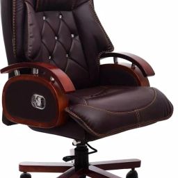 Modern India Seating Maroon Big Boss Leatherette High Back Recliner Office Chair MIS101 Xylo Series-37