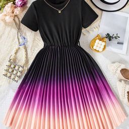 Billion Women Tie and Dye Fit & Flare Midi Dress-picture-46
