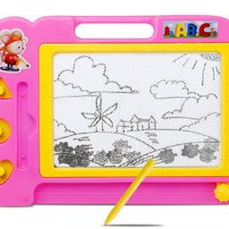 VGRASSP Magnetic Slate is Very Useful and Easy to Use, Helps Children in Learning How to Write, Read and Draw on This Non-Toxic Board - Color as per Stock image 4