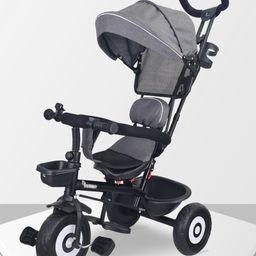 R for Rabbit Tiny Toes T40 Ace Tricycle - Grey Black-14