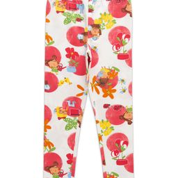 Juscubs All Over Printed Leggings - White-picture-28