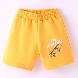 Tango Looper Knit  Knee length Shorts With Skate Print - Musterd-14