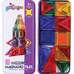 Scoobies Magnano Tiles Travel Special | Magnetic Building Tiles for Kids | Lightweight, Durable & Portable | Ideal for Travel, STEM Learning & Creative Play - 26 Pieces-25