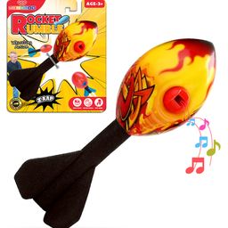 Wembley Missile Foam Rocket Toys | Whistling Sound Aerodynamic Rocket Ball | Flying Toy for Kids - Multicolor-image-4