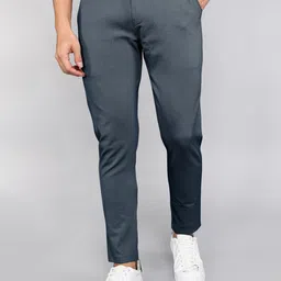 INDICLUB Men Relaxed Formal Trousers-picture-7