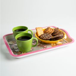 Superware Melamine Mattrix Serving Tray Set-Petala Matte (Set Of 2) image 3