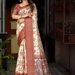 J 6 DESIGNER Floral Printed Saree-picture-22