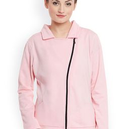 Belle Fille Women Pink Solid Tailored Jacket-image-98