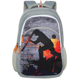 Nasher Miles Cricket Backpack for Men & Women | 3 compartment/Casual/College Bag | Grey, 45L-image-60