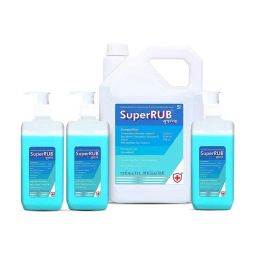 SuperRUB Alcohol Based 5L & 500ml Hand Sanitizer Combo (White)-22