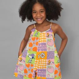 MiArcus Kids Multicolor Printed Jumpsuit-57