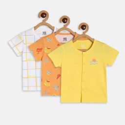MINIKLUB Kids Multicolor Printed Vest (Pack Of 3)-image-88