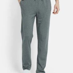 Octave Grey Cotton Regular Fit Trackpants-image-92
