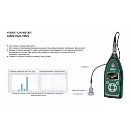 Insize Vibration Meter <80 mA/ 5 V, 0022-VM20 image 2