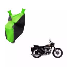 Auto Pearl Waterproof Two Wheeler Cover For Royal Enfield Standard 350 (Green & Black)-26
