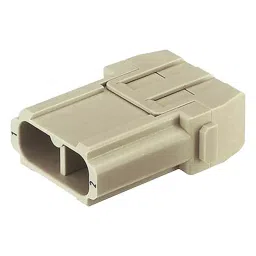 Harting Heavy Duty Connector Inserts / Modules HEAVY DUTY MODULE, PLUG, 2POS, 10MM2, 09140023002-18