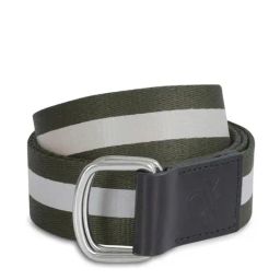 United Colors of Benetton Almeida Olive Nylon Solid Waist Belt-image-21