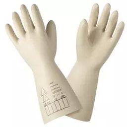 GENERIC Electrical Insulated Hand Gloves 17 KV White Free Size (Pack of 1 Pair)-image-9