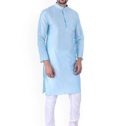 Sadree Men Solid Kurta with Churidar-image-72
