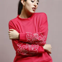 Athena Women Embroidered Sweatshirt-image-96