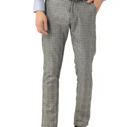 Sojanya Black & Off White Checks Trousers-picture-5