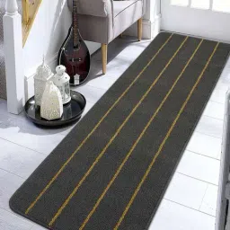 Saral Home Dark Grey Anti Slip Kitchen Runner - Set of 1-image-72
