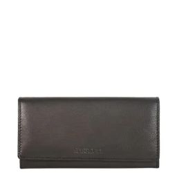 SASSORA Black Solid Rfid Wallet for Women-picture-36