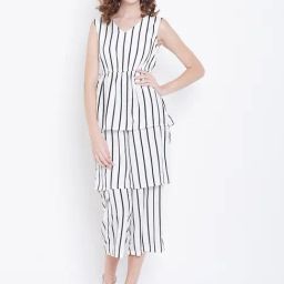 DODO & MOA White Printed Jumpsuit-image-87