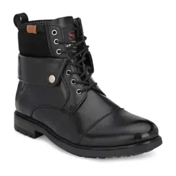 San Frissco Men's Black Casual Boots-image-26