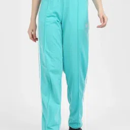 Adidas Originals Turquoise Striped Track Pants-image-77