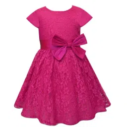 A.T.U.N. Fuchsia Lace Dress-image-70