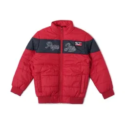 Pepe Jeans Kids Red Regular Fit Full Sleeves Jacket-image-73