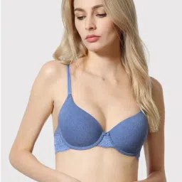 Van Heusen Blue Cotton T-Shirt Bra-45