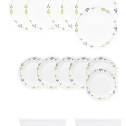 Corelle Livingware 14 Pc Basic, Mini, Starter Dinner Set Small Plate - Secret Garden-image-33