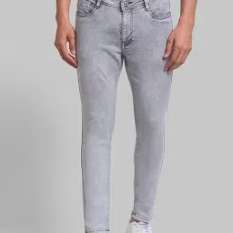 Parx Grey Tapered Fit Jeans-image-7