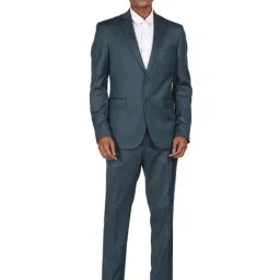 Arrow Grey Regular Fit Self Pattern Two Piece Suit-image-25