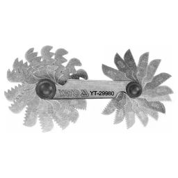 Yato Screw Pitch Gauge Thread Comb 24 Blade 60° 0.25 mm – 6.0 mm Thread Range, YT-29980-image-70